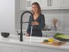 DELTA Cordova Touch2O Technology Kitchen Faucet with Touchless Technology — Matte Black
