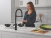 DELTA Cordova Touch2O Technology Kitchen Faucet with Touchless Technology — Matte Black