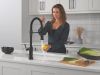 DELTA Cordova Touch2O Technology Kitchen Faucet with Touchless Technology — Matte Black
