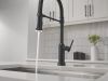 DELTA Cordova Touch2O Technology Kitchen Faucet with Touchless Technology — Matte Black