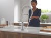 DELTA Cordova Touch2O Technology Kitchen Faucet with Touchless Technology — Lumicoat® Chrome