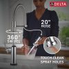 DELTA Cordova Touch2O Technology Kitchen Faucet with Touchless Technology — Lumicoat® Chrome