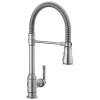 DELTA Broderick Single Handle Pull-Down Kitchen Faucet With Spring Spout — Arctic Stainless