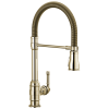 DELTA Broderick Single Handle Pull-Down Kitchen Faucet With Spring Spout — Polished Nickel