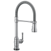 DELTA Broderick Single-Handle Pull-Down Spring Kitchen Faucet with Touch2O Technology — Arctic Stainless