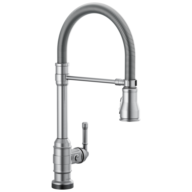 DELTA Broderick Touch2O Technology Kitchen Faucet with Touchless Technology — Arctic Stainless