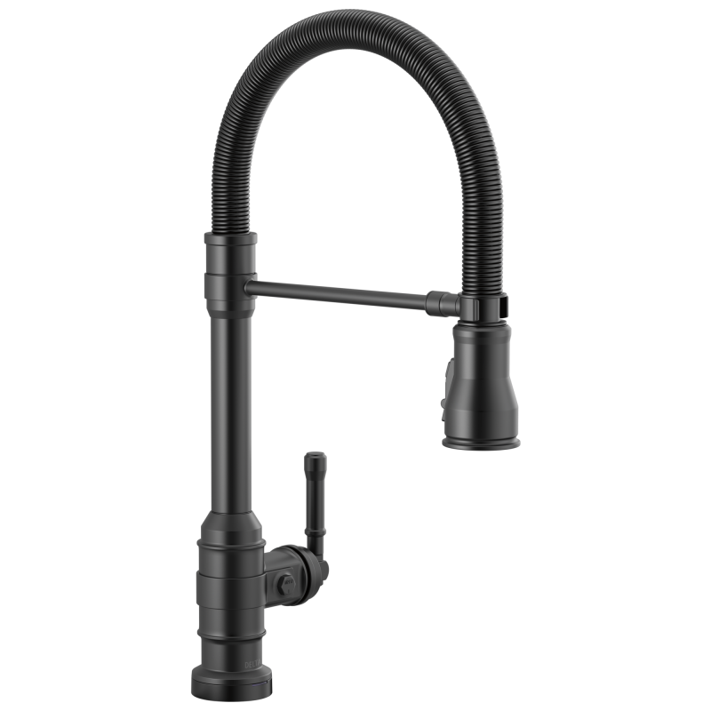 DELTA Broderick Touch2O Technology Kitchen Faucet with Touchless Technology — Matte Black