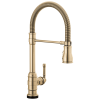 DELTA Broderick Touch2O Technology Kitchen Faucet with Touchless Technology — Champagne Bronze
