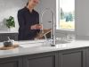 DELTA Broderick Touch2O Technology Kitchen Faucet with Touchless Technology — Chrome