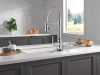 DELTA Broderick Touch2O Technology Kitchen Faucet with Touchless Technology — Chrome
