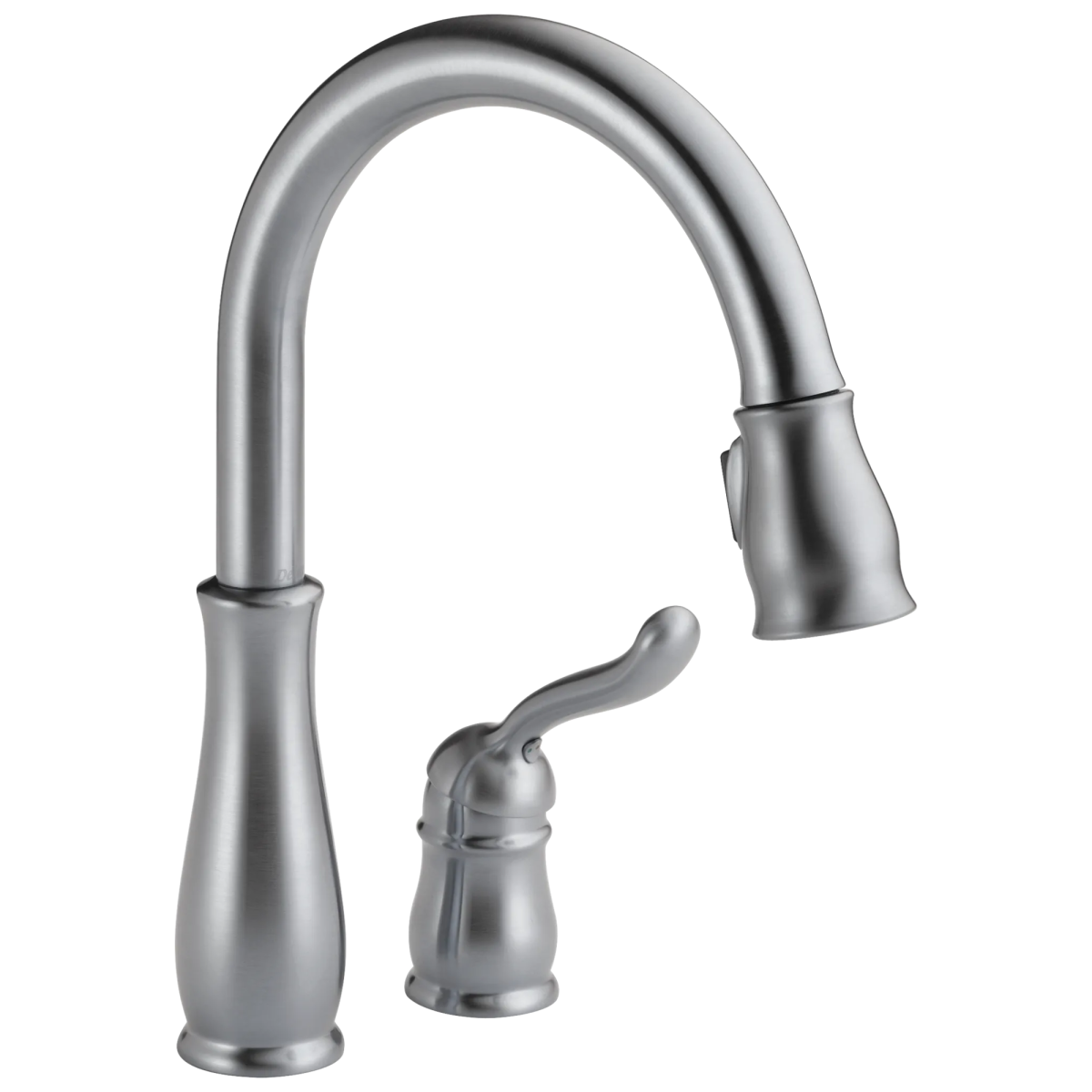 DELTA Leland Single Handle Pull-Down Kitchen Faucet — Arctic Stainless