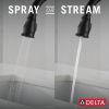 DELTA Leland Single Handle Pull-Down Kitchen Faucet — Matte Black