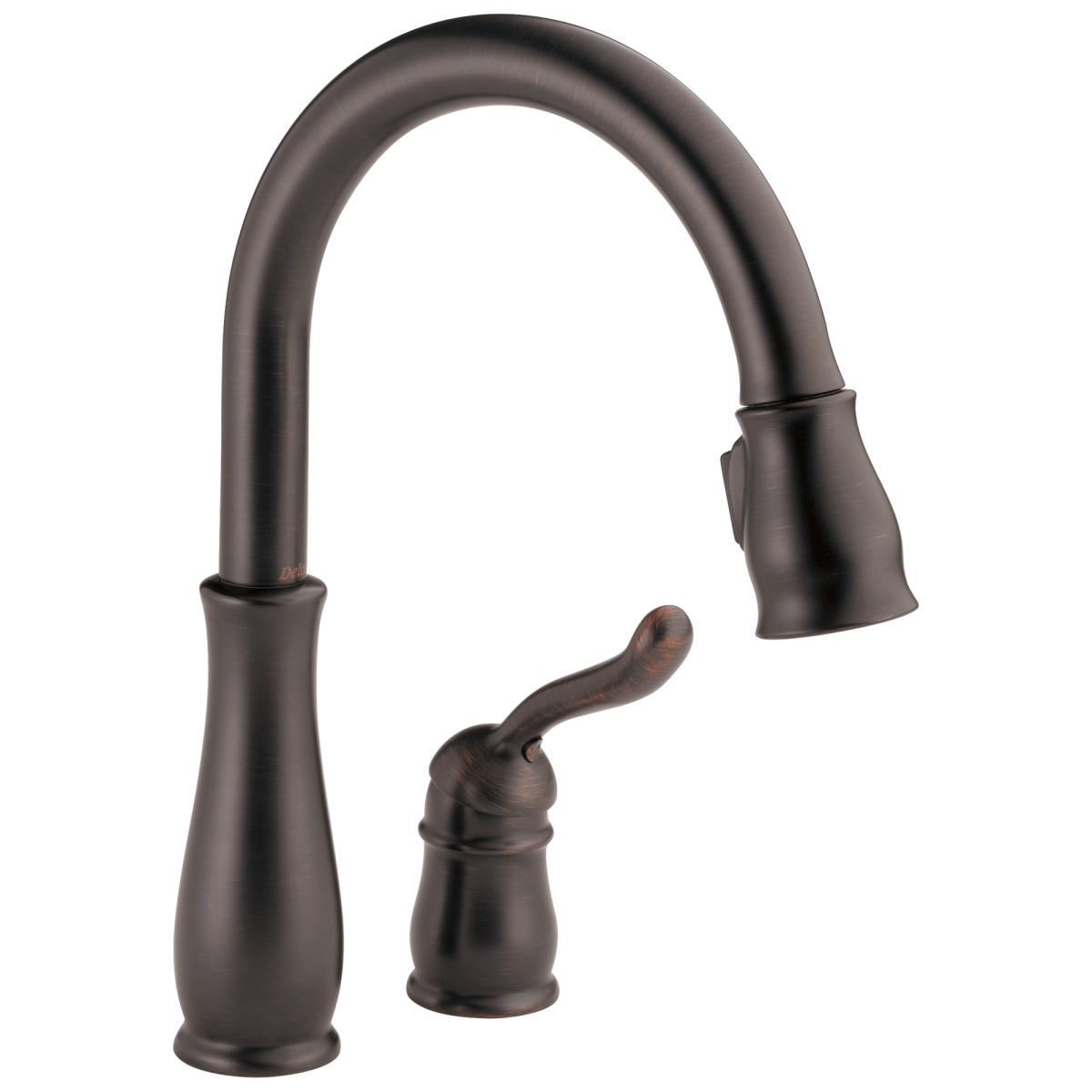 DELTA Leland Single Handle Pull-Down Kitchen Faucet — Venetian Bronze