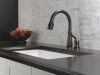 DELTA Leland Single Handle Pull-Down Kitchen Faucet — Venetian Bronze