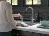 DELTA Essa Single Handle Pull-Down Bar / Prep Faucet — Arctic Stainless
