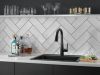 DELTA Essa Single Handle Pull-Down Bar / Prep Faucet — Matte Black