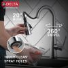 DELTA Essa Single Handle Pull-Down Bar / Prep Faucet with Touch2O Technology — Arctic Stainless