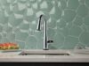 DELTA Essa Single Handle Pull-Down Bar / Prep Faucet with Touch2O Technology — Chrome