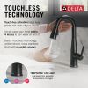 DELTA Essa Touch2O Bar / Prep Faucet with Touchless Technology — Matte Black
