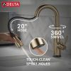 DELTA Essa Touch2O Bar / Prep Faucet with Touchless Technology — Champagne Bronze