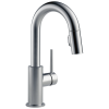 DELTA Trinsic Single Handle Pull-Down Bar / Prep Faucet — Arctic Stainless