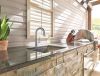 DELTA Trinsic Single Handle Pull-Down Bar / Prep Faucet — Arctic Stainless
