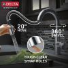 DELTA Trinsic Single Handle Pull-Down Bar / Prep Faucet — Arctic Stainless