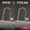 DELTA Trinsic Single Handle Pull-Down Bar / Prep Faucet — Chrome