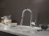 DELTA Trinsic Single Handle Pull-Down Bar/Prep Kitchen Limited Swivel — Chrome