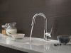 DELTA Trinsic Single Handle Pull-Down Bar/Prep Kitchen Limited Swivel — Chrome