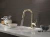 DELTA Trinsic Single Handle Pull-Down Bar / Prep Faucet — Polished Nickel