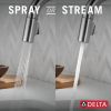 DELTA Trinsic Single Handle Pull-Down Bar / Prep Faucet with Touch2O Technology — Arctic Stainless