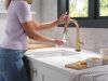DELTA Trinsic Single Handle Pull-Down Bar / Prep Faucet with Touch2O Technology — Champagne Bronze