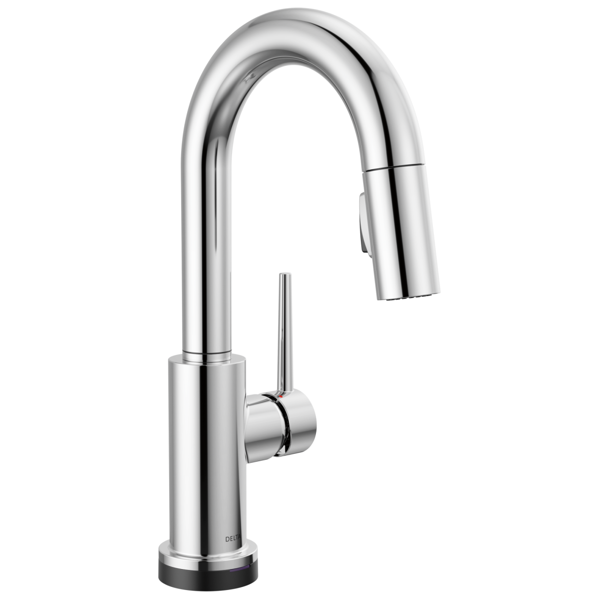 DELTA Trinsic Single Handle Pull-Down Bar / Prep Faucet with Touch2O Technology — Chrome