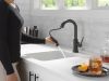 DELTA Trinsic Touch2O Bar / Prep Faucet with Touchless Technology — Matte Black