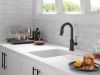 DELTA Trinsic Touch2O Bar / Prep Faucet with Touchless Technology — Matte Black