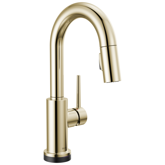 DELTA Trinsic Touch2O Bar / Prep Faucet with Touchless Technology — Polished Nickel