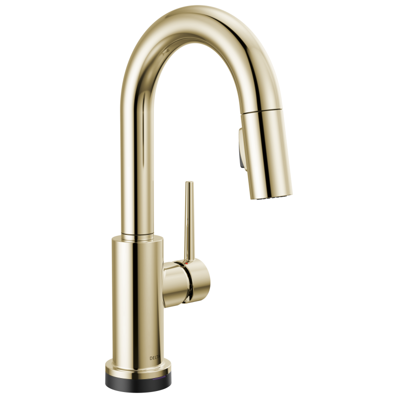DELTA Trinsic Touch2O Bar / Prep Faucet with Touchless Technology — Polished Nickel