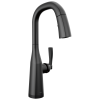DELTA Stryke Touch2O Bar / Prep Faucet with Touchless Technology — Matte Black