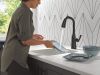 DELTA Stryke Touch2O Bar / Prep Faucet with Touchless Technology — Matte Black