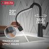 DELTA Stryke Touch2O Bar / Prep Faucet with Touchless Technology — Matte Black