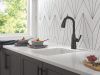 DELTA Stryke Touch2O Bar / Prep Faucet with Touchless Technology — Matte Black