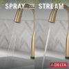DELTA Stryke Touch2O Bar / Prep Faucet with Touchless Technology — Lumicoat® Champagne Bronze