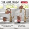 DELTA Stryke Touch2O Bar / Prep Faucet with Touchless Technology — Lumicoat® Champagne Bronze
