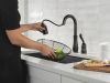 DELTA Leland Single Handle Pull-Down Bar / Prep Faucet — Matte Black