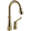 DELTA Leland Single Handle Pull-Down Bar / Prep Faucet — Champagne Bronze