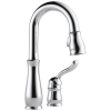 DELTA Leland Single Handle Pull-Down Bar / Prep Faucet — Chrome
