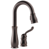 DELTA Leland Single Handle Pull-Down Bar / Prep Faucet — Venetian Bronze