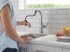 DELTA Coranto Single Handle Pull-Down Bar/Prep Faucet — Arctic Stainless