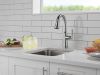 DELTA Coranto Single Handle Pull-Down Bar/Prep Faucet — Arctic Stainless